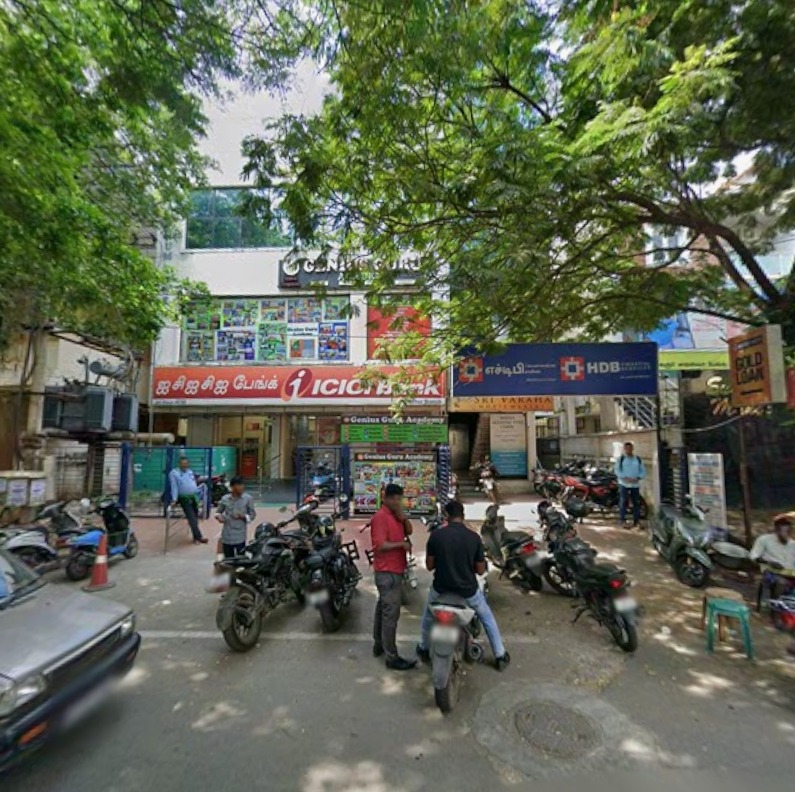 Platinum Tower building in Srinivasan Nagar, Kolathur, housing Meena Acupuncture Clinic