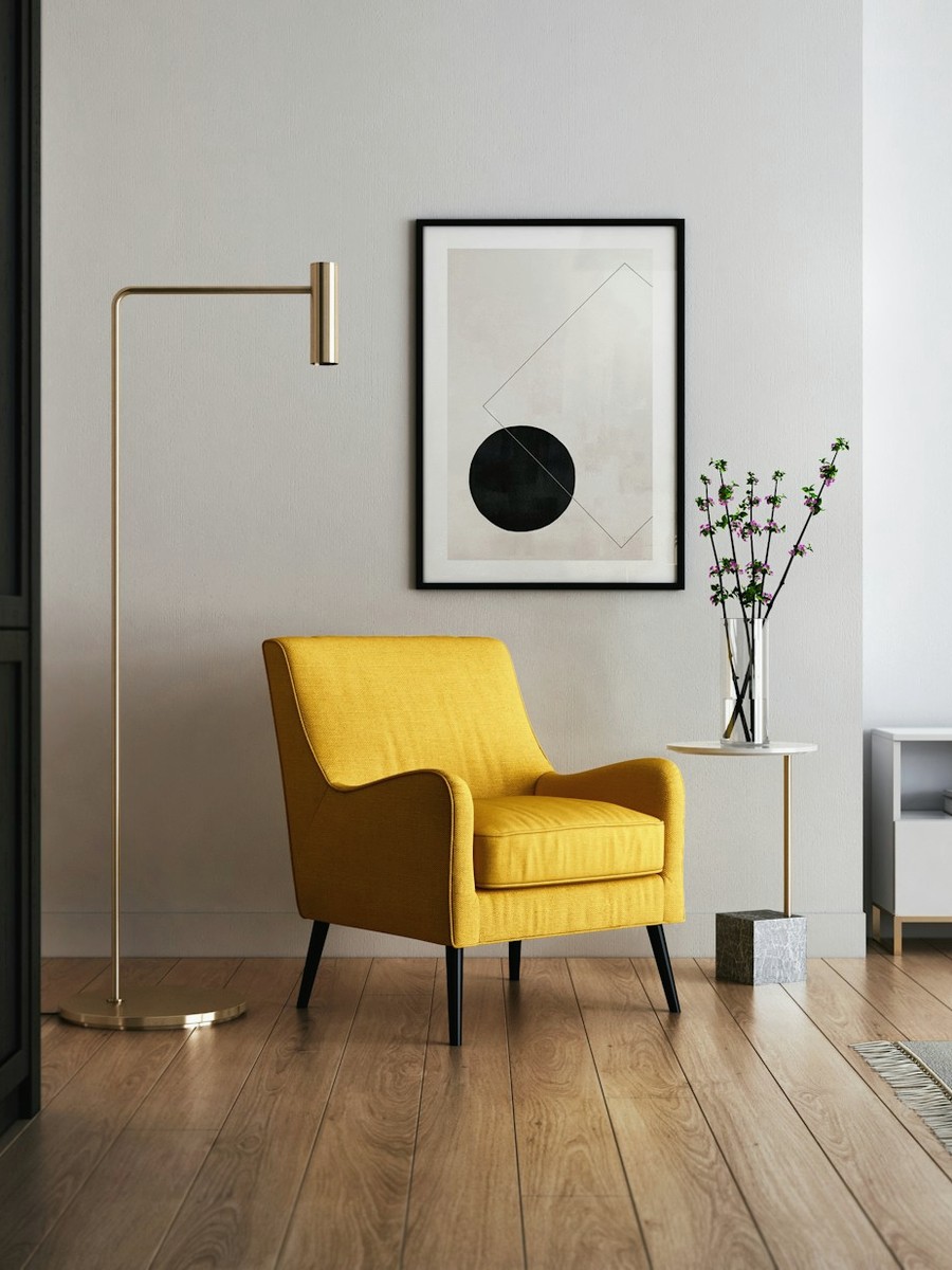 Welcoming reception and waiting area with natural wooden finishes